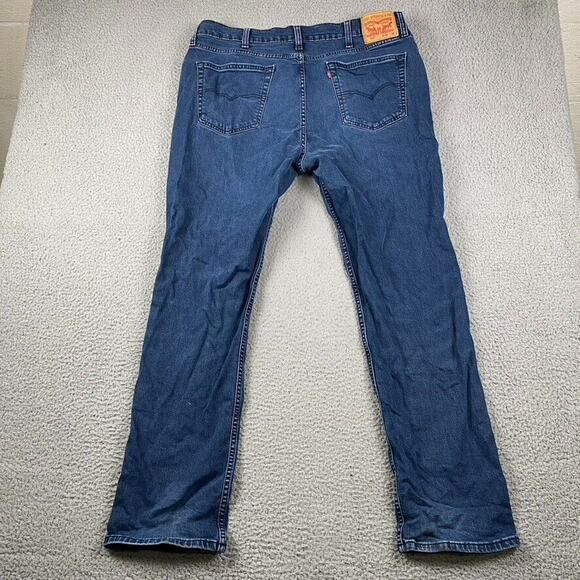 Levi's 514 Straight Fit Jeans Men's 38x32 Blue Medium Wash - Picture 7 of 10